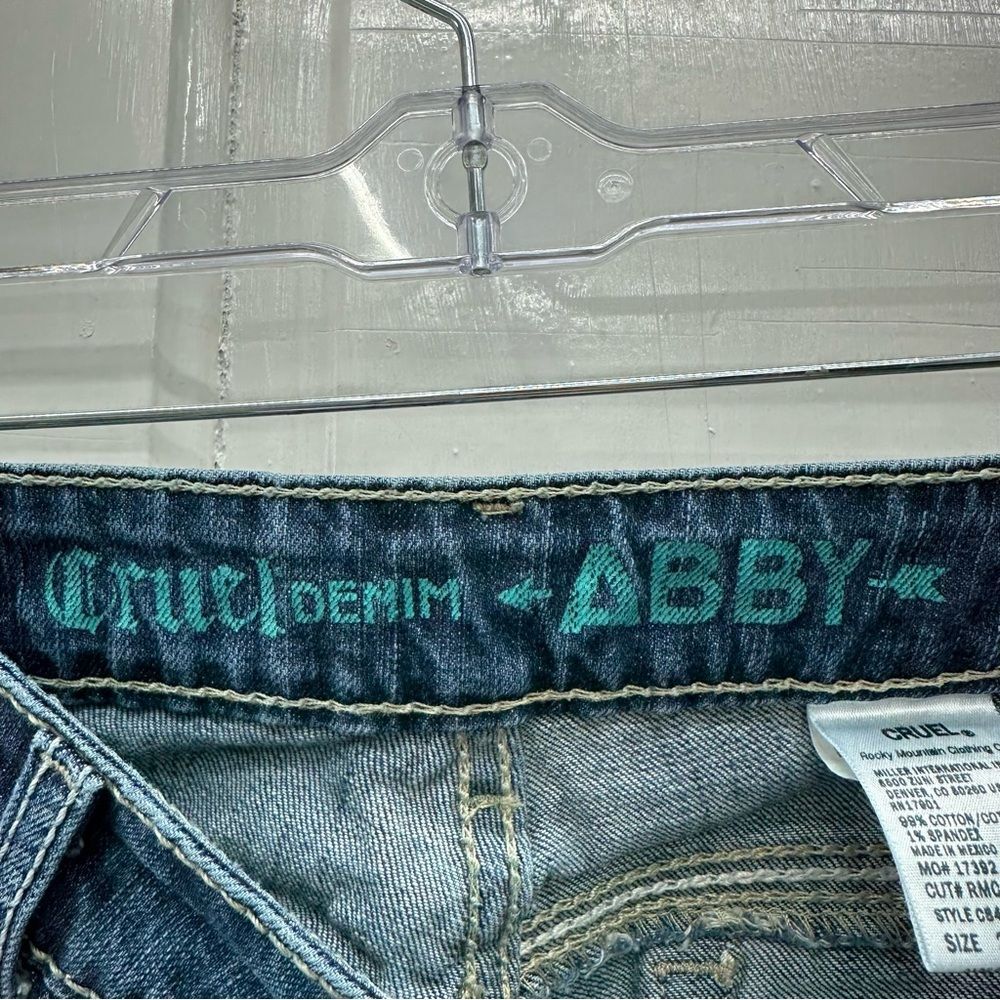 Cruel Denim Abby boot cut denim jeans women's 27 3 regular - Picture 6 of 7